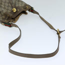 GUCCI Web Sherry Line GG Supreme Shoulder Bag Beige Red 41 02 034 Auth 75621-8