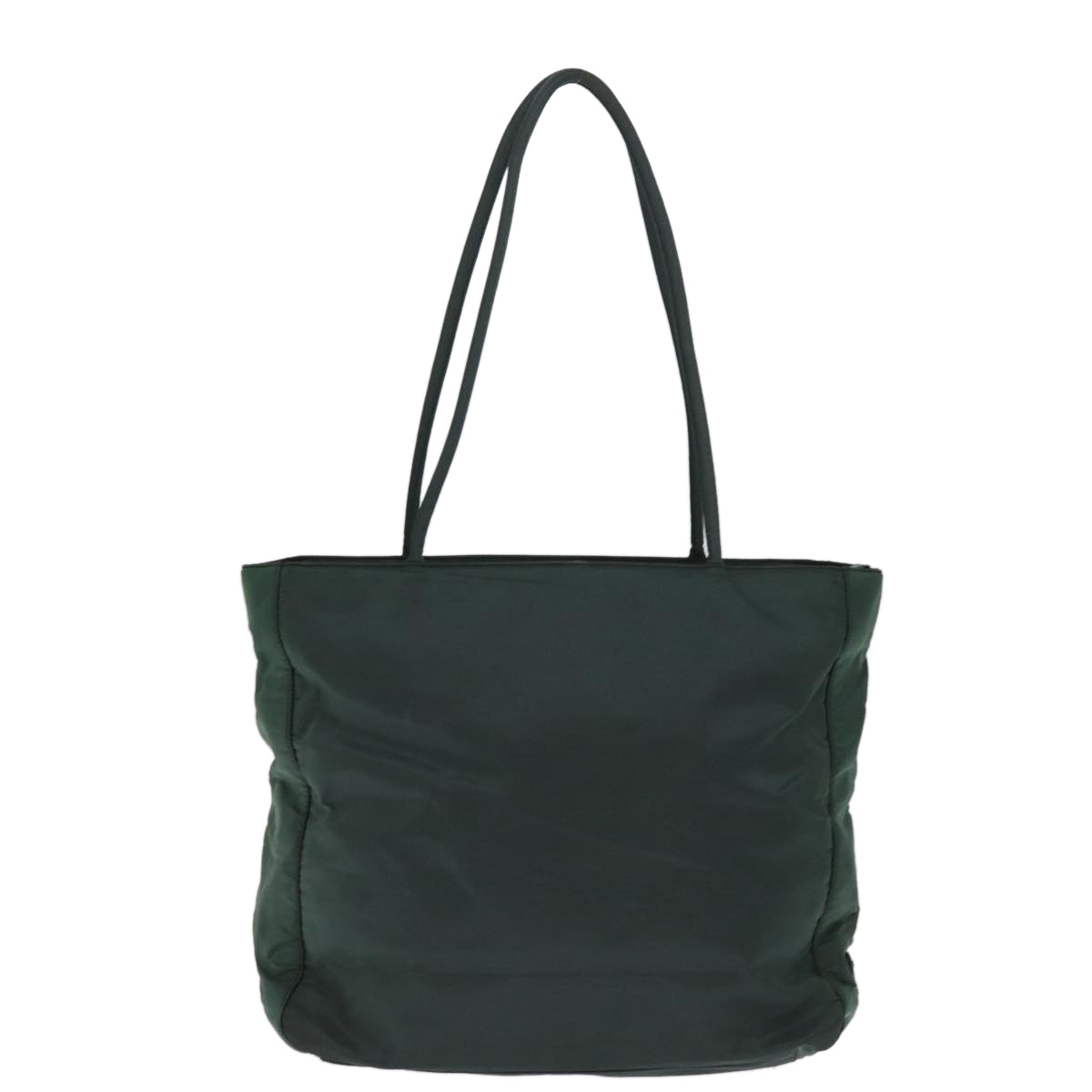 PRADA Tote Bag Nylon Green Auth 75640