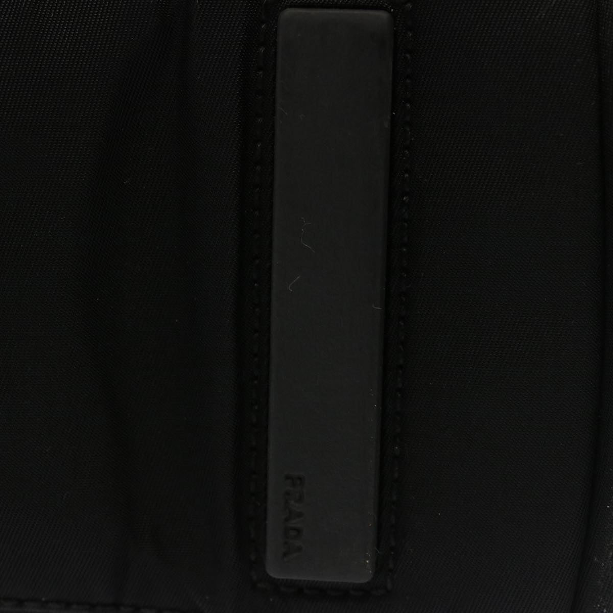 PRADA Business Bag Nylon Black Auth 75642