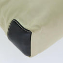 PRADA Hand Bag Nylon Cream Auth 75644-15