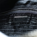 PRADA Hand Bag Nylon Cream Auth 75644-20