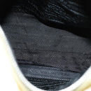 PRADA Hand Bag Nylon Cream Auth 75644-10