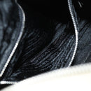 PRADA Hand Bag Nylon Cream Auth 75644-23