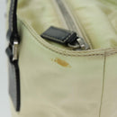PRADA Hand Bag Nylon Cream Auth 75644-5