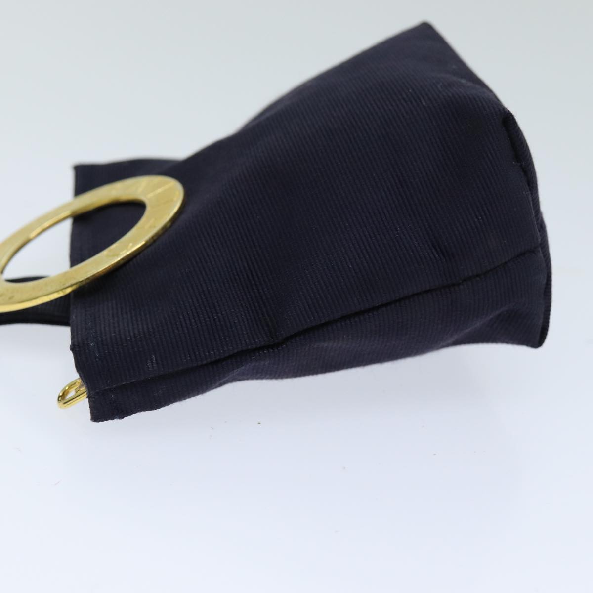 CELINE Pouch Nylon Navy Auth 75656