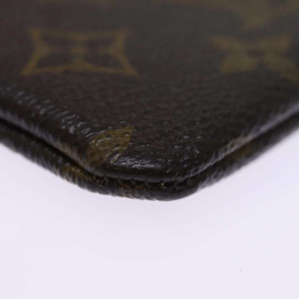 LOUIS VUITTON Monogram Pochette Cles Coin Purse M62650 LV Auth 75659