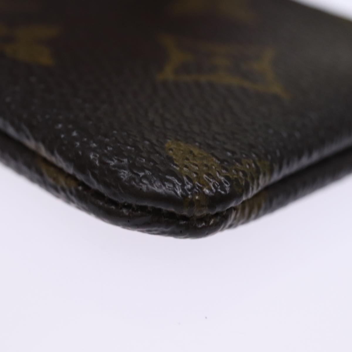 LOUIS VUITTON Monogram Pochette Cles Coin Purse M62650 LV Auth 75659