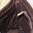 BURBERRY Shoulder Bag Suede Leather Beige Auth 75665-18