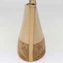 BURBERRY Shoulder Bag Suede Leather Beige Auth 75665-4