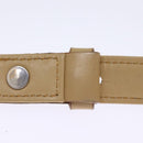 BURBERRY Shoulder Bag Suede Leather Beige Auth 75665-8