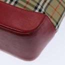 Burberrys Nova Check Tote Bag Canvas Auth 75666-9