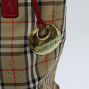 Burberrys Nova Check Tote Bag Canvas Auth 75666-10