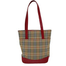 Burberrys Nova Check Tote Bag Canvas Auth 75666-2