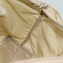 PRADA Tote Bag Nylon Beige Auth 75668-19