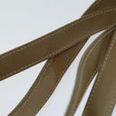 PRADA Tote Bag Nylon Beige Auth 75668-8