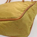 CELINE Shoulder Bag Nylon Khaki Auth 75674-15