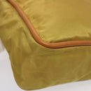 CELINE Shoulder Bag Nylon Khaki Auth 75674-16