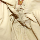 CELINE Shoulder Bag Nylon Khaki Auth 75674-20