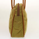 CELINE Shoulder Bag Nylon Khaki Auth 75674-3