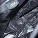 GUCCI Bamboo Tragetasche Wildleder Schwarz 002 1186 0259 Auth 75677-10