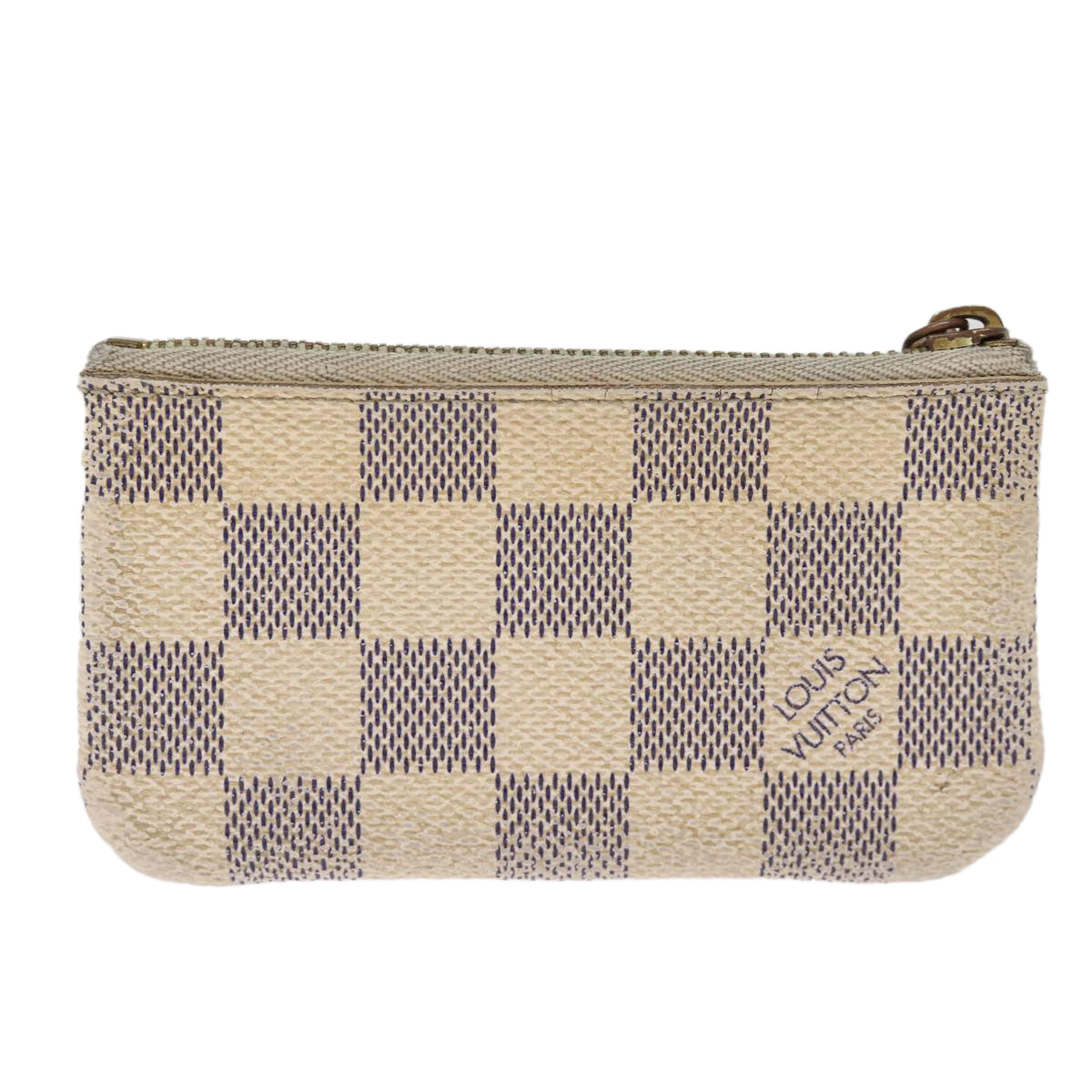 LOUIS VUITTON Damier Azur Pochette Cles Coin Purse N62659 LV Auth 75680 - 0