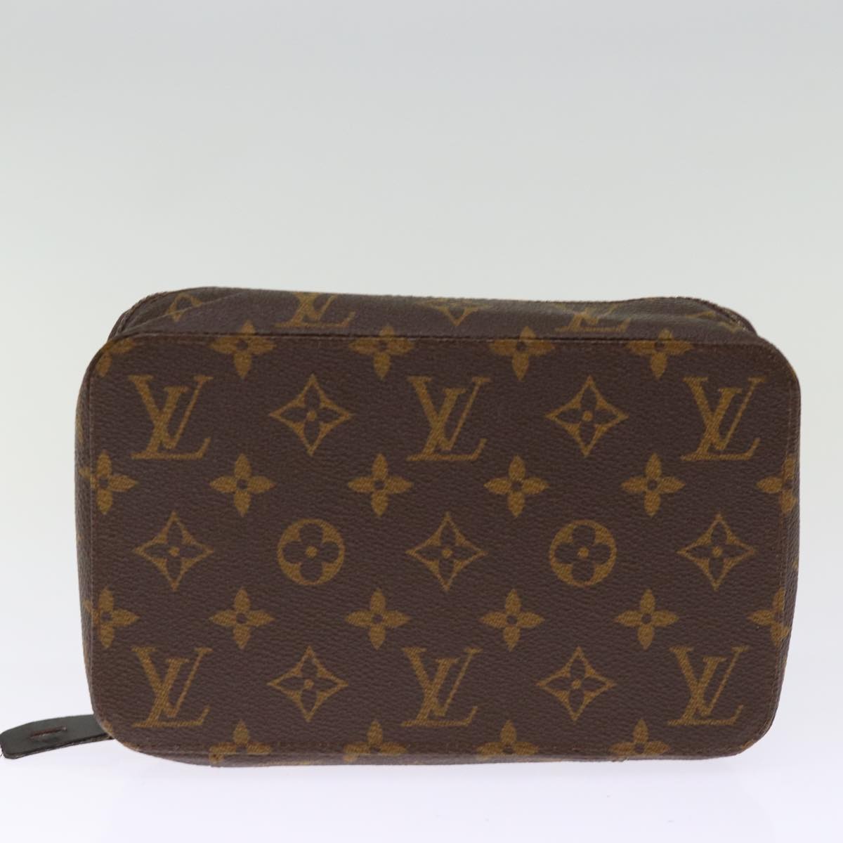 LOUIS VUITTON Monogram Poche Monte Carlo Jewelry Box M47352 LV Auth 75681