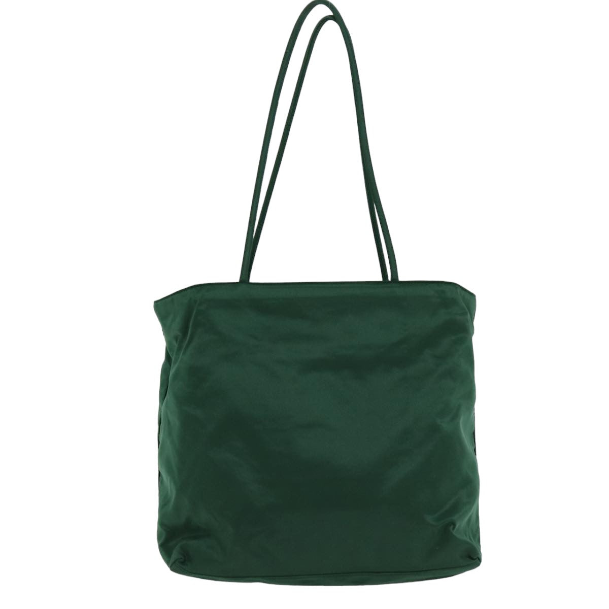 PRADA Tote Bag Nylon Green Auth 75693