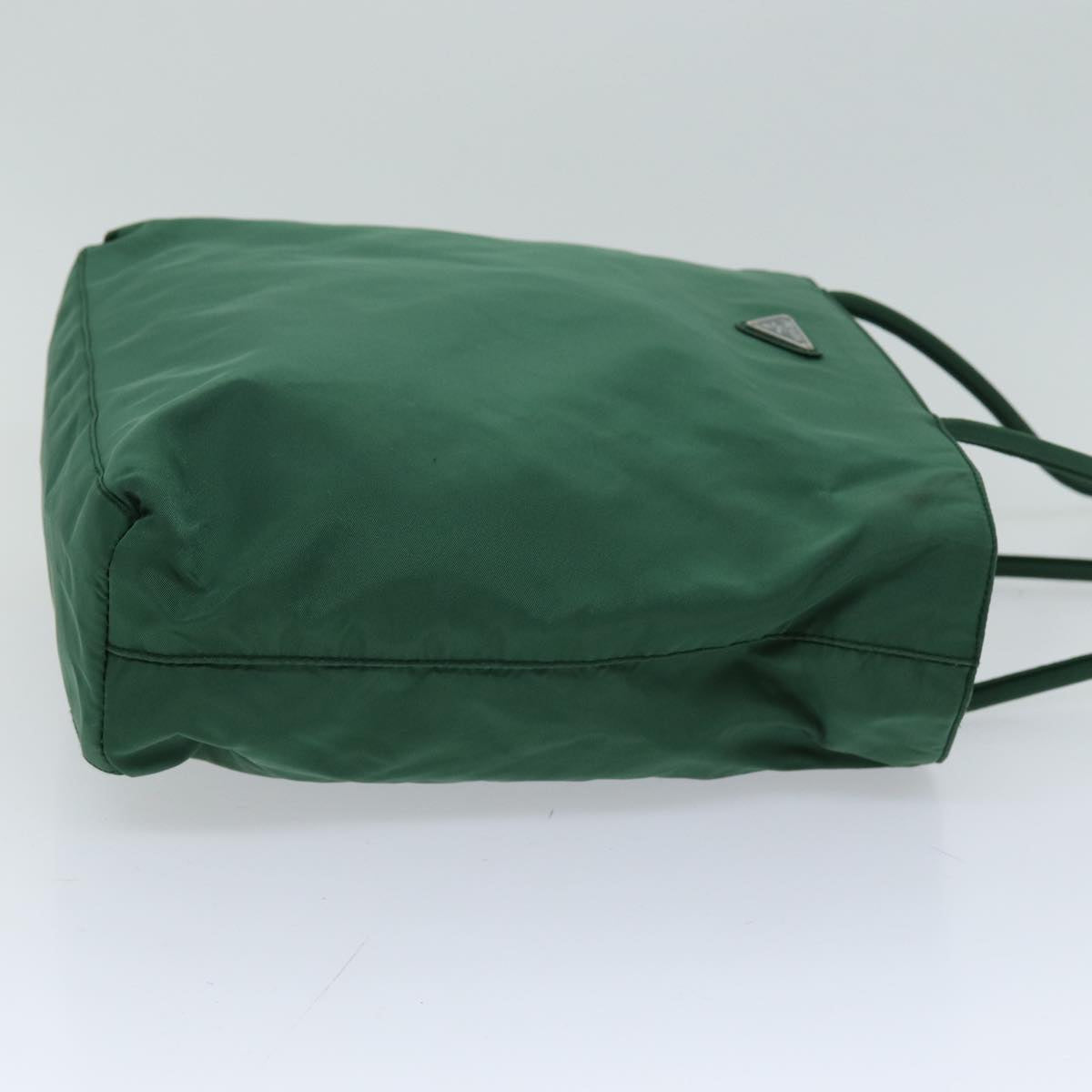 PRADA Tote Bag Nylon Green Auth 75693
