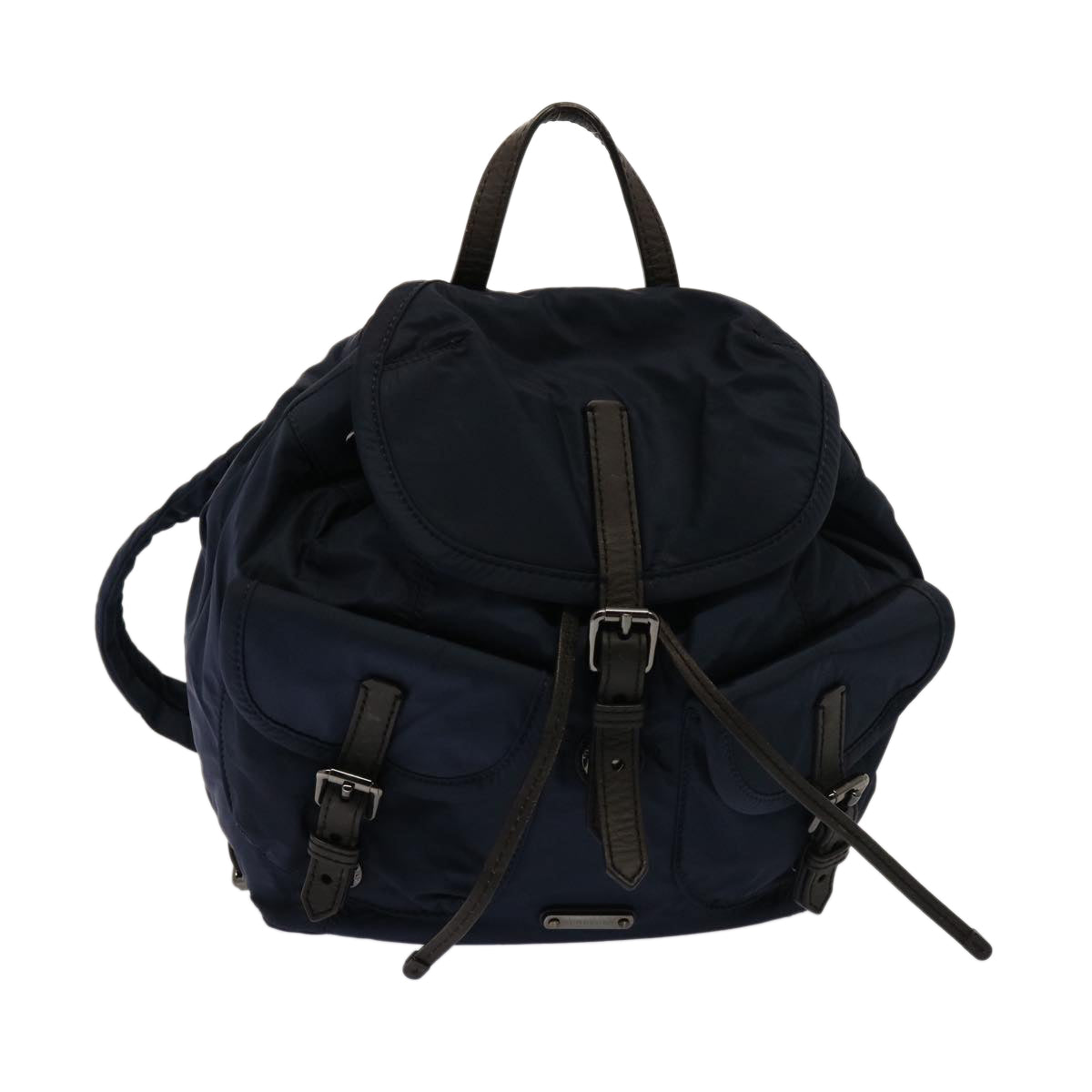 BURBERRY Backpack Nylon Navy Auth 75694