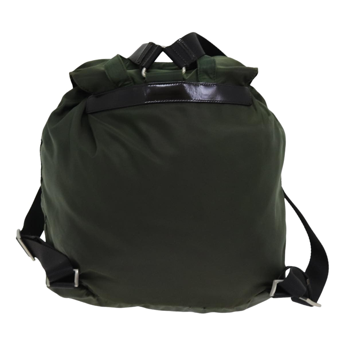 PRADA Backpack Nylon Khaki Auth 75695 - 0