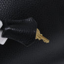 HERMES Birkin 35 Hand Bag Leather Black Gold Auth 75699-16