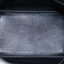 HERMES Birkin 35 Hand Bag Leather Black Gold Auth 75699-17