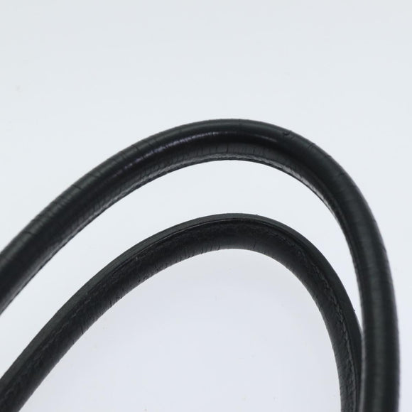 HERMES Birkin 35 Hand Bag Leather Black Gold Auth 75699