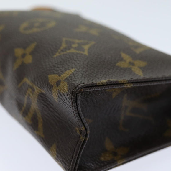 LOUIS VUITTON Monogram Pochette Toilettentasche 15 M47546 LV Auth 75701
