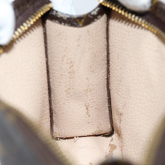 LOUIS VUITTON Monogram Pochette Toilettentasche 15 M47546 LV Auth 75701