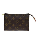 LOUIS VUITTON Monogram Pochette Toilettentasche 15 M47546 LV Auth 75701-2