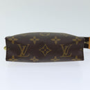 LOUIS VUITTON Monogram Pochette Toilettentasche 15 M47546 LV Auth 75701-7