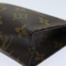 LOUIS VUITTON Monogram Pochette Toilettentasche 15 M47546 LV Auth 75701-8