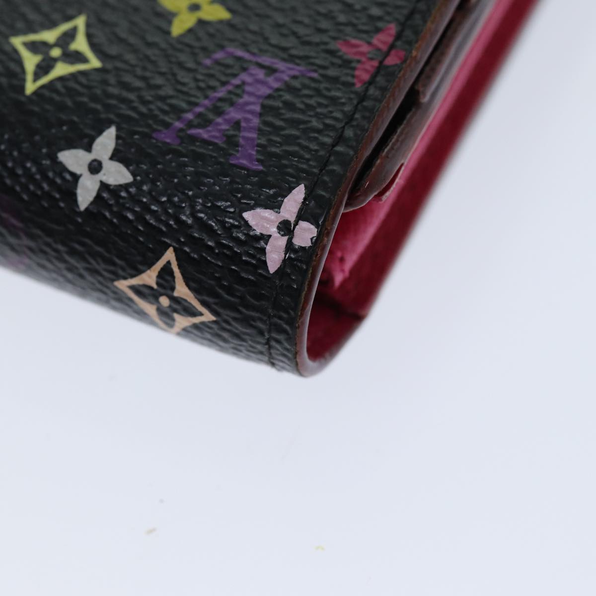 LOUIS VUITTON Monogram Multicolor PortefeuilleSarah Wallet M93747 Auth 75705