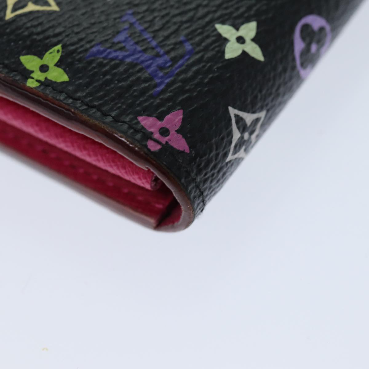 LOUIS VUITTON Monogram Multicolor PortefeuilleSarah Wallet M93747 Auth 75705