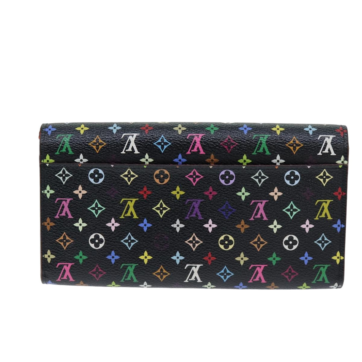 LOUIS VUITTON Monogram Multicolor PortefeuilleSarah Wallet M93747 Auth 75705 - 0