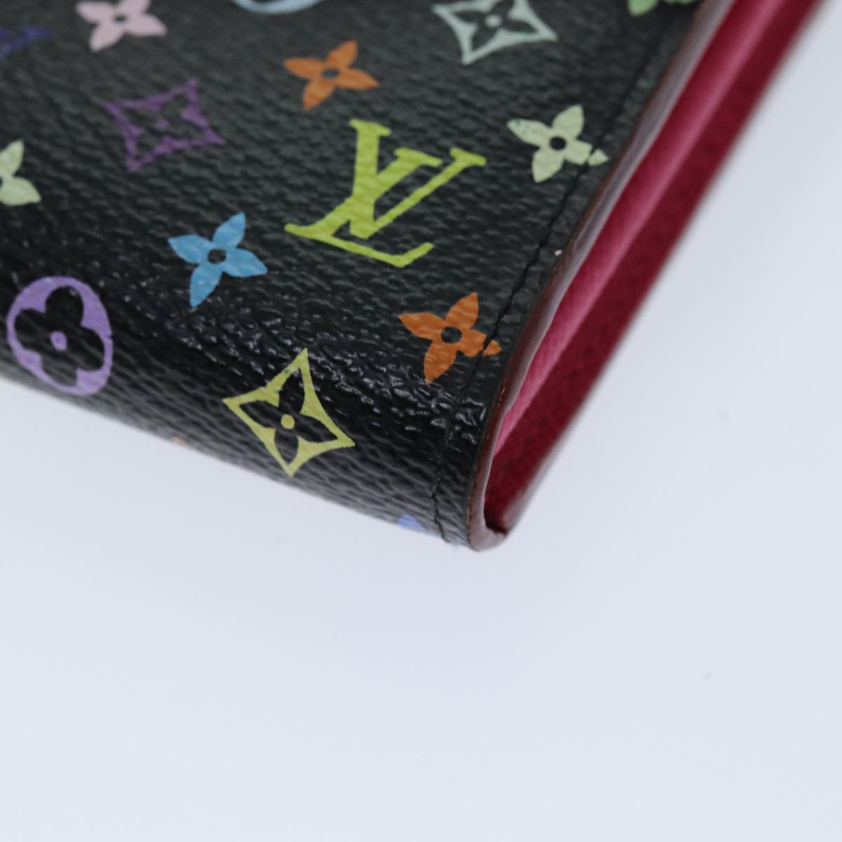 LOUIS VUITTON Monogram Multicolor PortefeuilleSarah Wallet M93747 Auth 75705