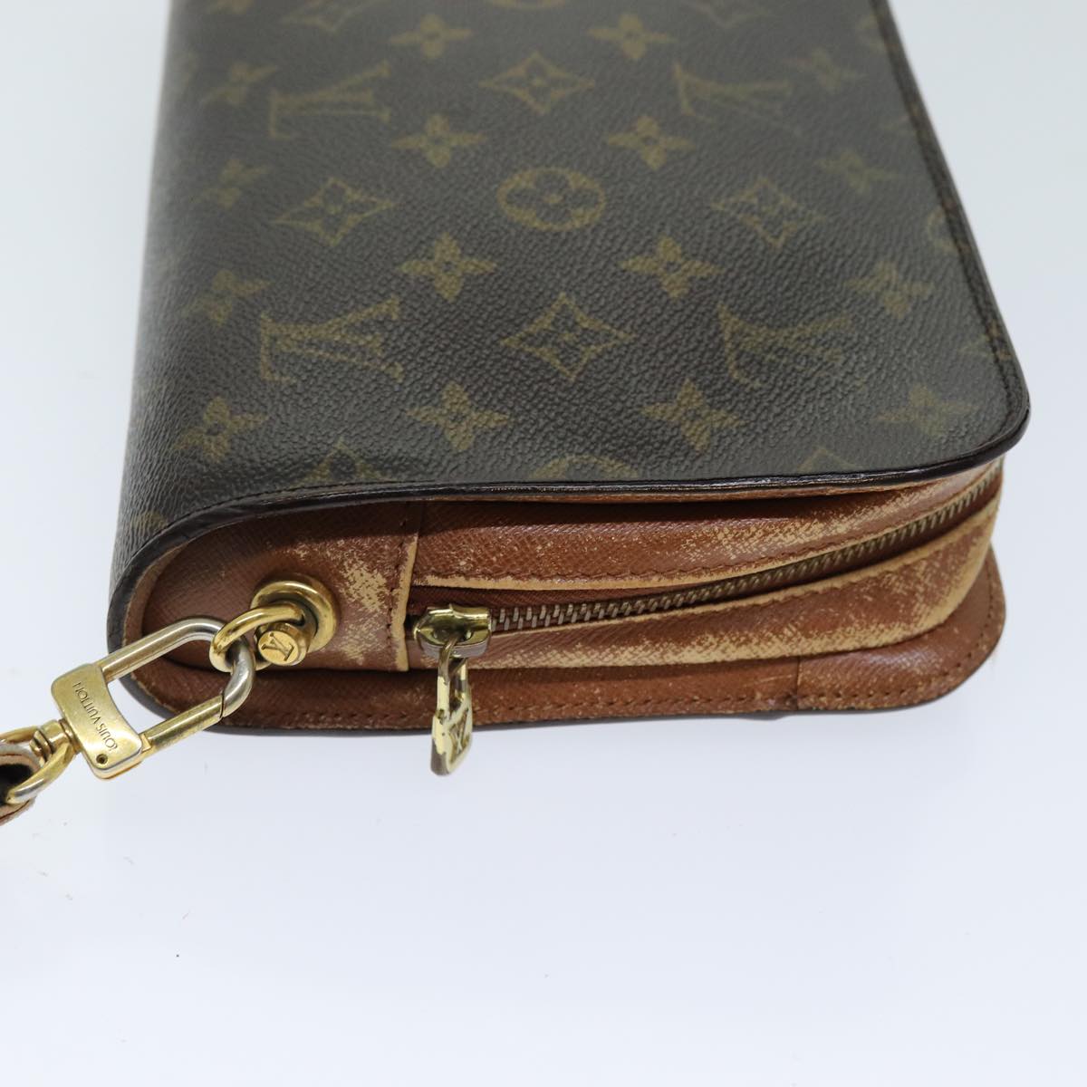 LOUIS VUITTON Monogram Orsay Clutch Bag M51790 LV Auth 75713