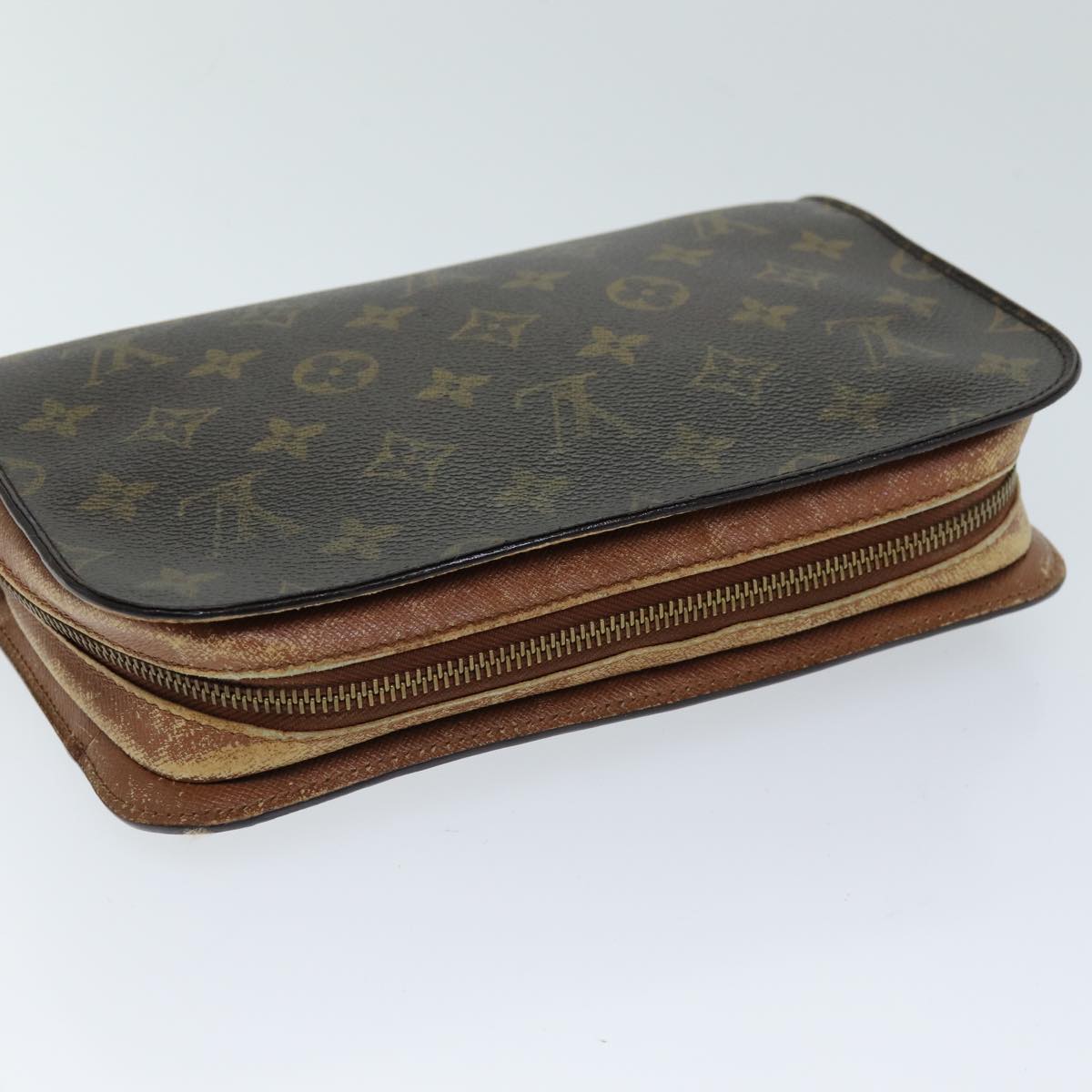 LOUIS VUITTON Monogram Orsay Clutch Bag M51790 LV Auth 75713