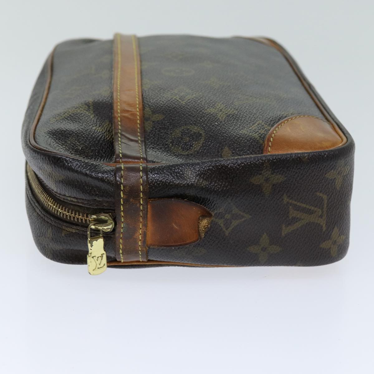 LOUIS VUITTON Monogram Compiegne 28 Clutch Bag M51845 LV Auth 75717