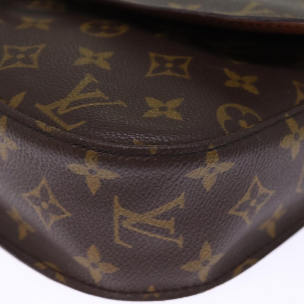 LOUIS VUITTON Monogram Saint Cloud GM Shoulder Bag M51242 LV Auth 75720