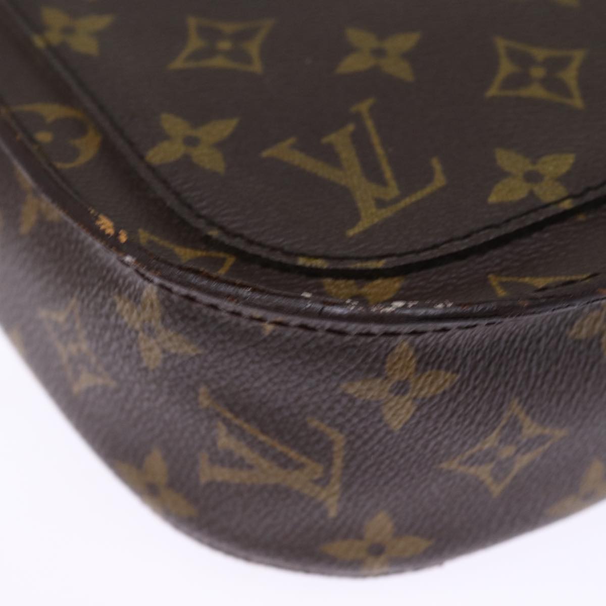 LOUIS VUITTON Monogram Saint Cloud GM Shoulder Bag M51242 LV Auth 75720