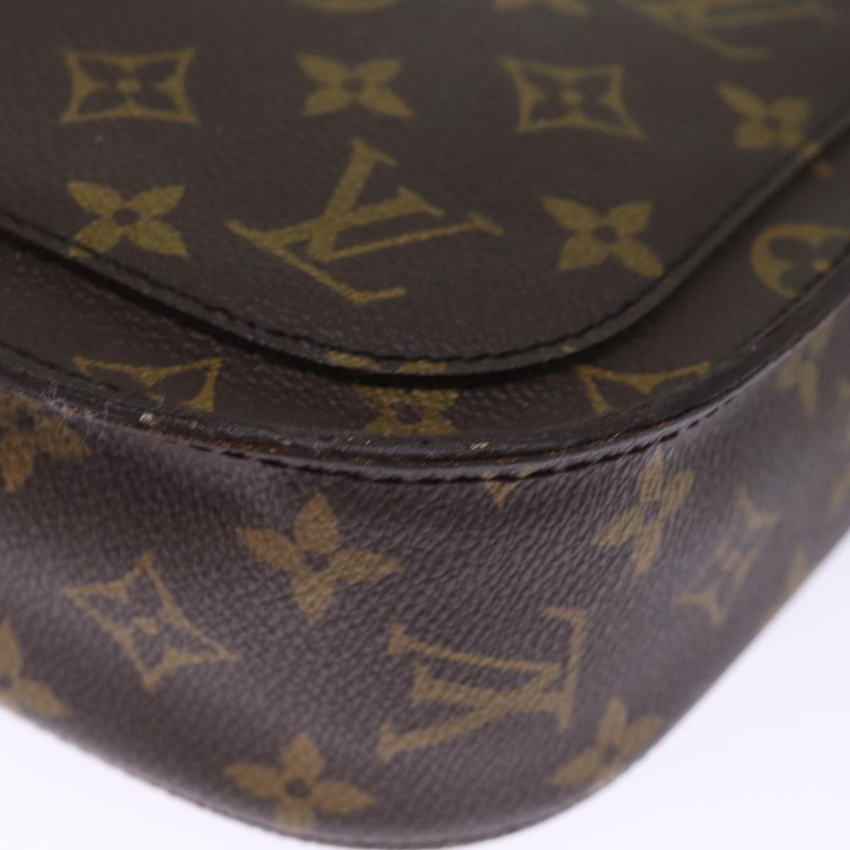 LOUIS VUITTON Monogram Saint Cloud GM Shoulder Bag M51242 LV Auth 75720