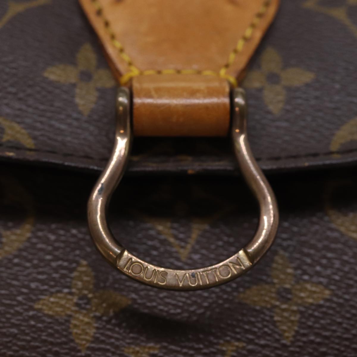 LOUIS VUITTON Monogram Saint Cloud GM Shoulder Bag M51242 LV Auth 75720