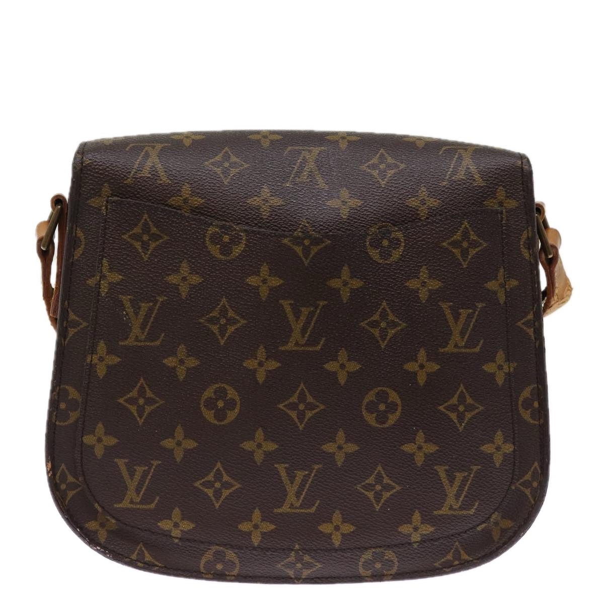 LOUIS VUITTON Monogram Saint Cloud GM Shoulder Bag M51242 LV Auth 75720